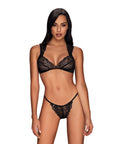 Elisetta Bra & Panty Set - Black - K. P.