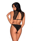 Elisetta Bra & Panty Set - Black - K. P.