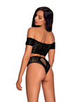 Inessita Top & Panties - Black - K. P.
