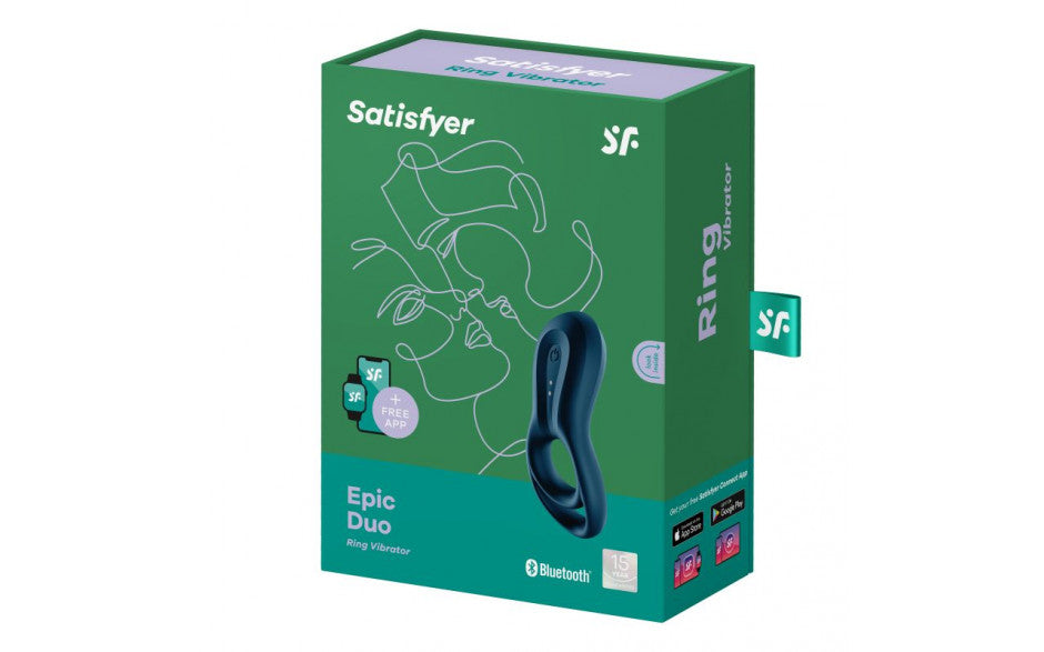 Connect App Cock Ring - Epic Duo - Blue - K. P.