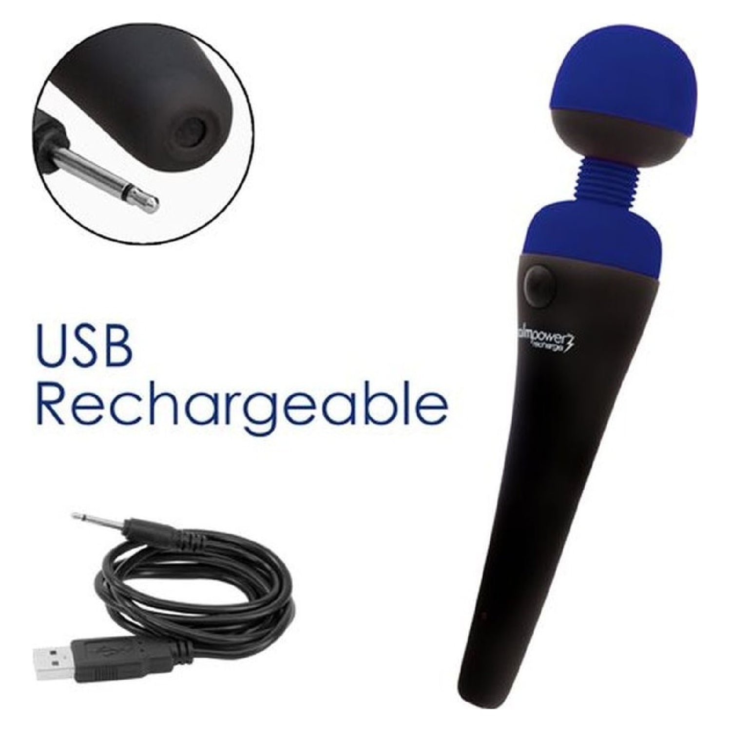 PalmPower - PalmPower Massage Wand - Blue - K. P.