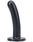 Silk Dildo Medium - Onyx Black - K. P.