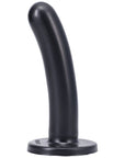 Silk Dildo Medium - Onyx Black - K. P.