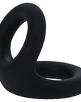 Uplift Silicone Cock Ring - Onyx Black - K. P.