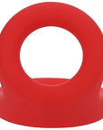 Uplift Silicone Cock Ring - Crimson Red - K. P.
