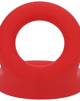 Uplift Silicone Cock Ring - Crimson Red - K. P.
