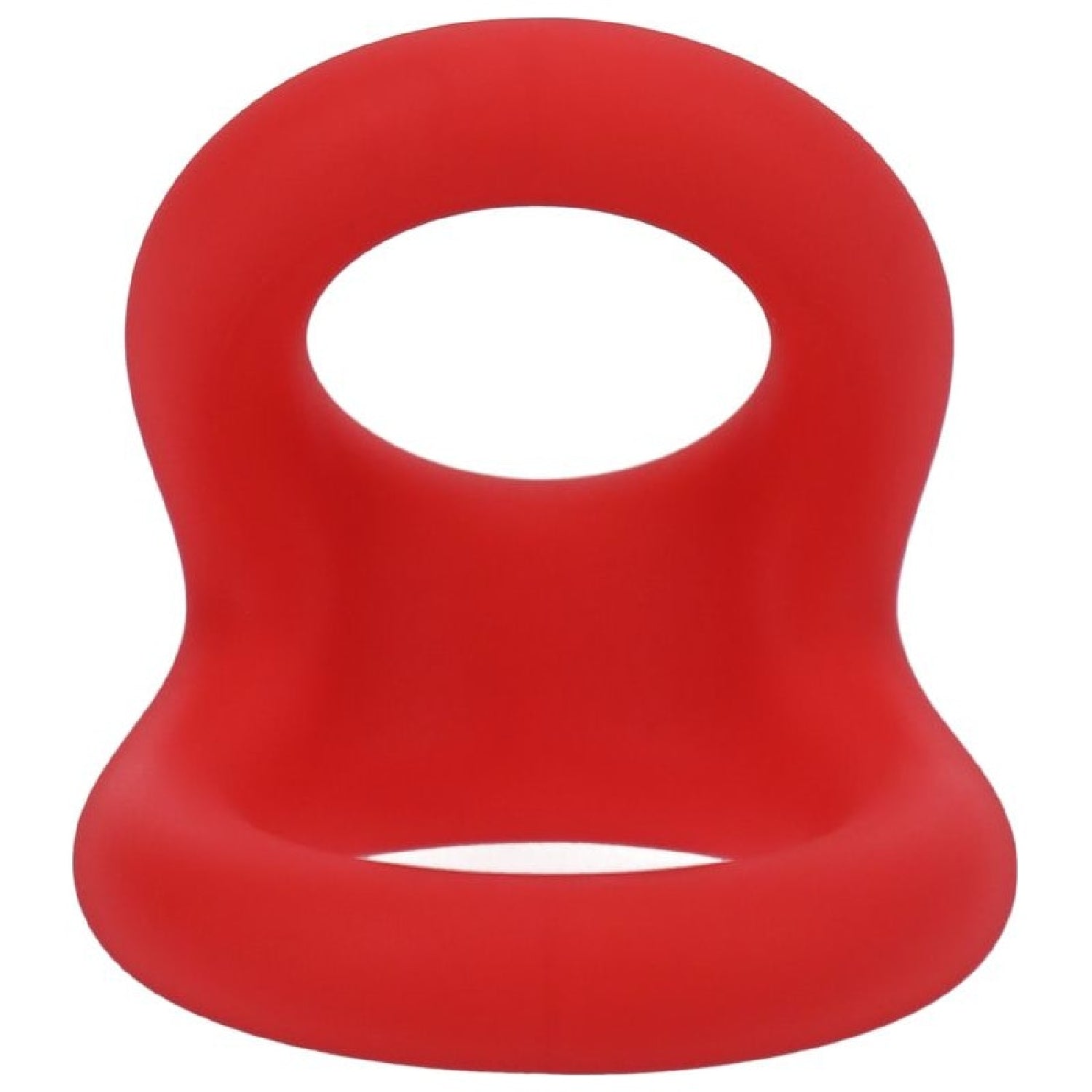 Uplift Silicone Cock Ring - Crimson Red - K. P.