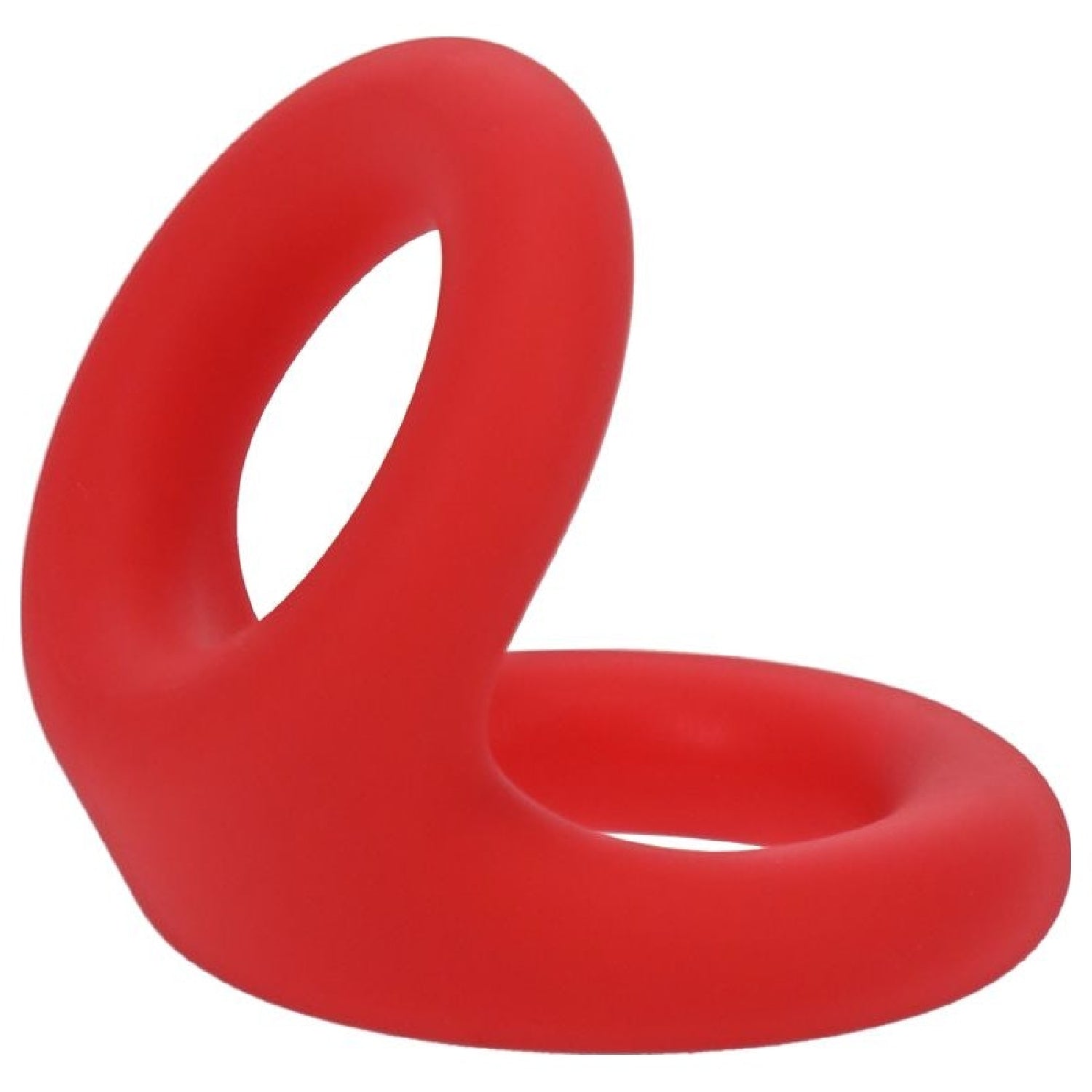 Uplift Silicone Cock Ring - Crimson Red - K. P.
