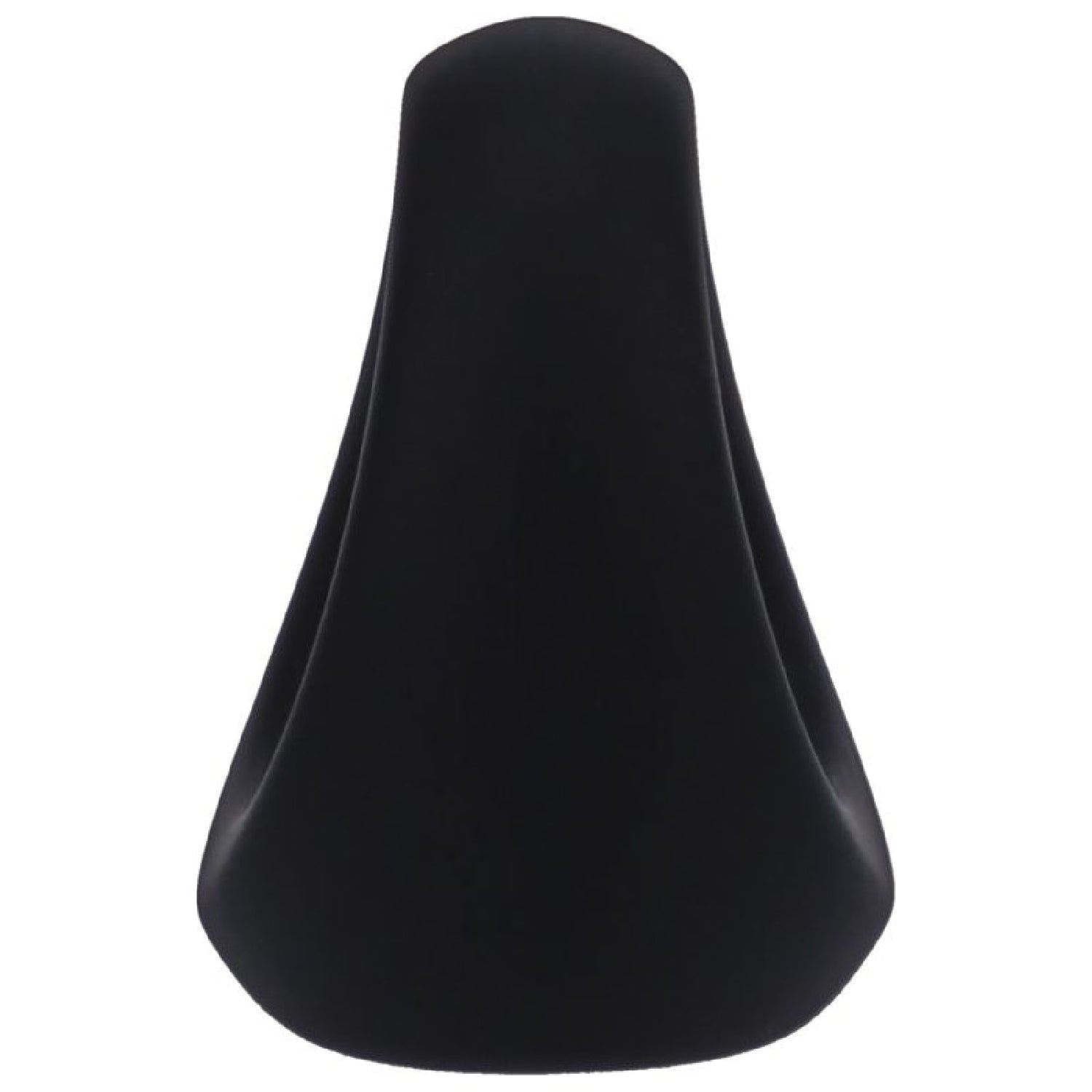 Stirrup Silicone Cock Ring - Onyx Black - K. P.