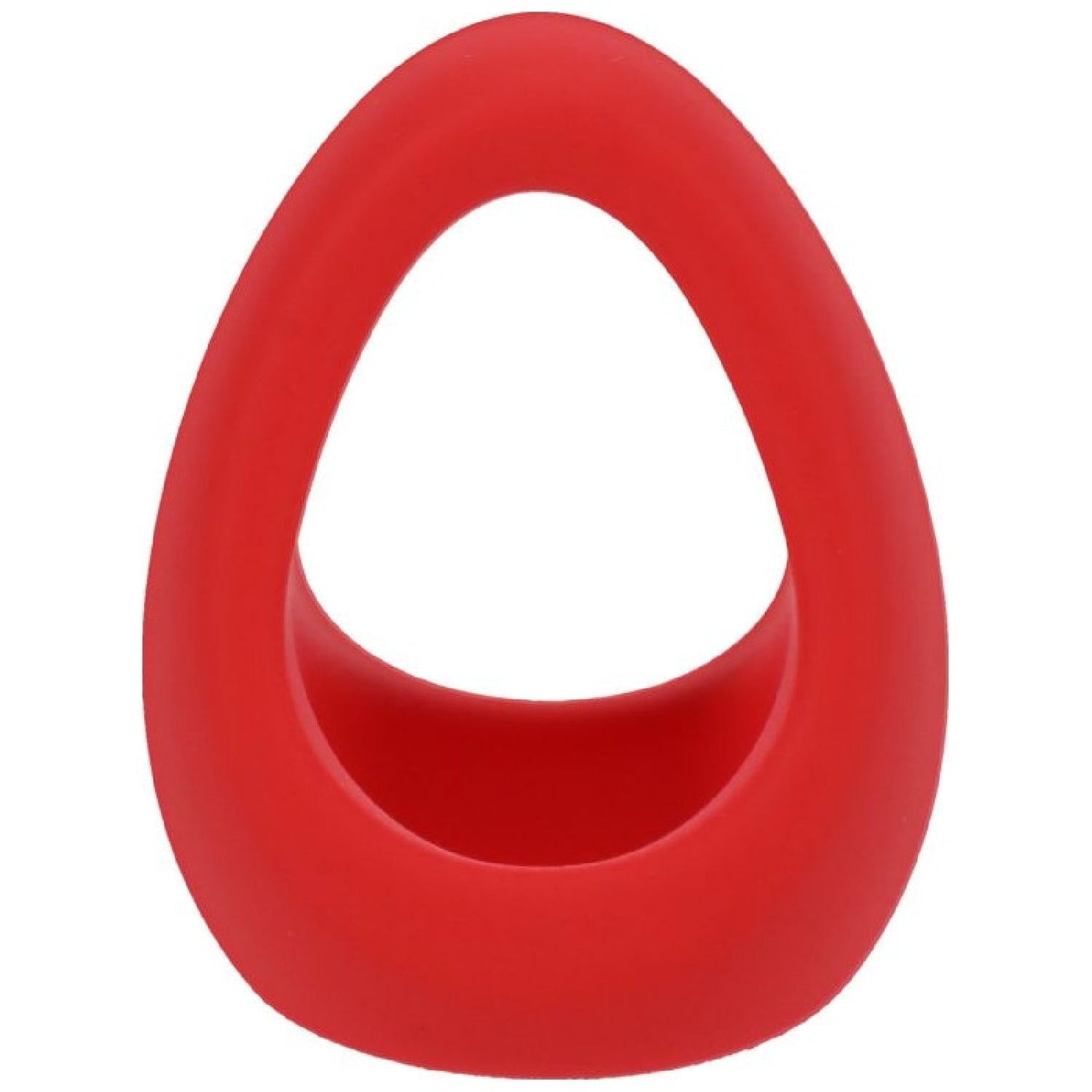 Stirrup Silicone Cock Ring - Crimson Red - K. P.