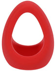 Stirrup Silicone Cock Ring - Crimson Red - K. P.