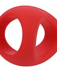 Stirrup Silicone Cock Ring - Crimson Red - K. P.