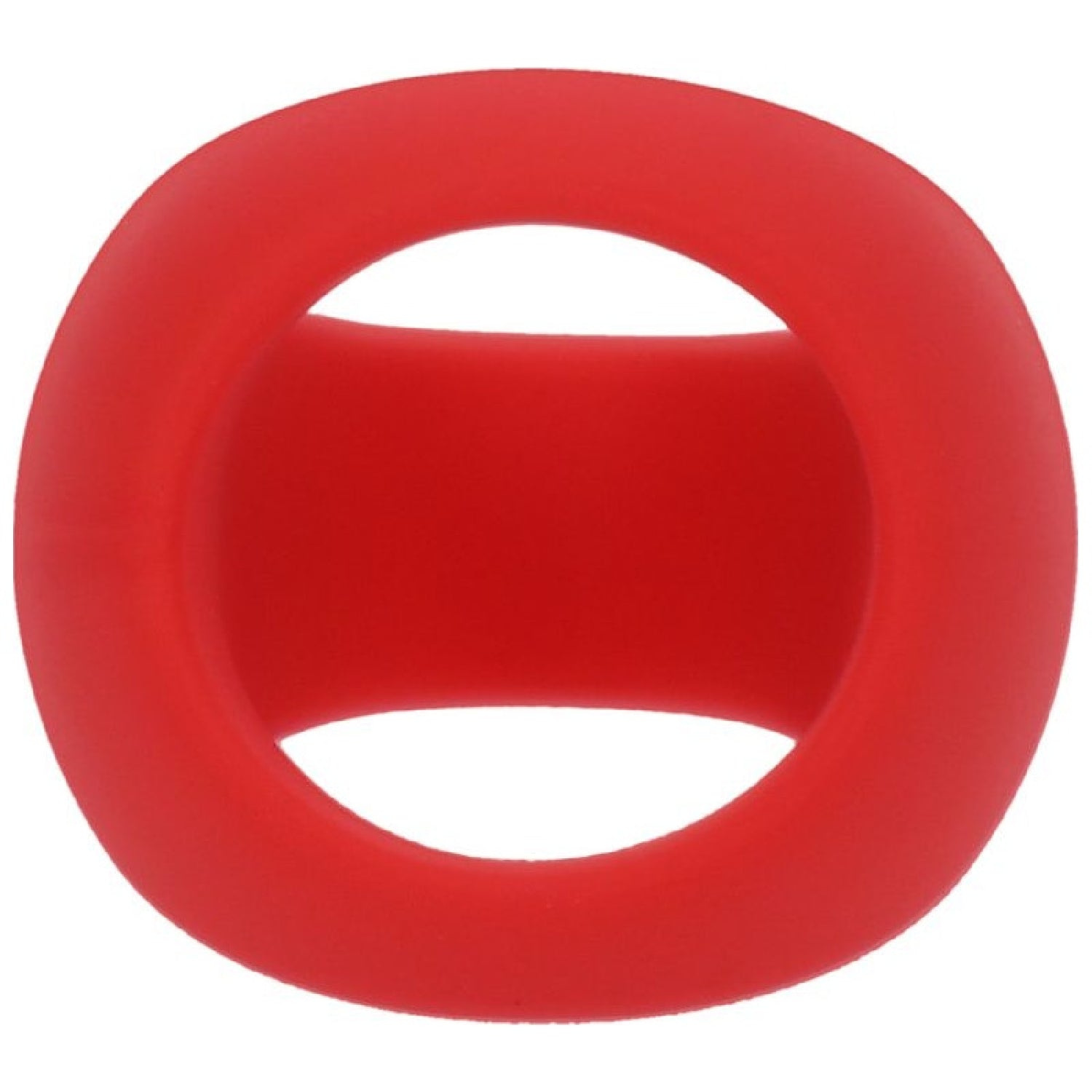 Stirrup Silicone Cock Ring - Crimson Red - K. P.