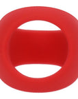 Stirrup Silicone Cock Ring - Crimson Red - K. P.