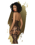 Fancy Me Bodystocking - Black - K. P.