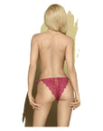 Too Hot To Be Real Panties - Wine - K. P.