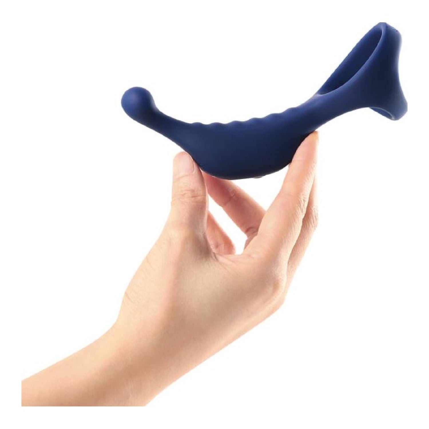 Vibrating Anal Probe with Cockring and Remote - Underquaker - Blue - K. P.