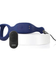 Vibrating Anal Probe with Cockring and Remote - Underquaker - Blue - K. P.