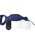Vibrating Anal Probe with Cockring and Remote - Underquaker - Blue - K. P.