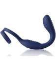 Vibrating Anal Probe and Perineum Stim with Cockring - VibraDuo - Blue - K. P.