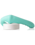 Rechargeable Come Hither Strapless Strap On with Remote - VibraTwin - Green - K. P.