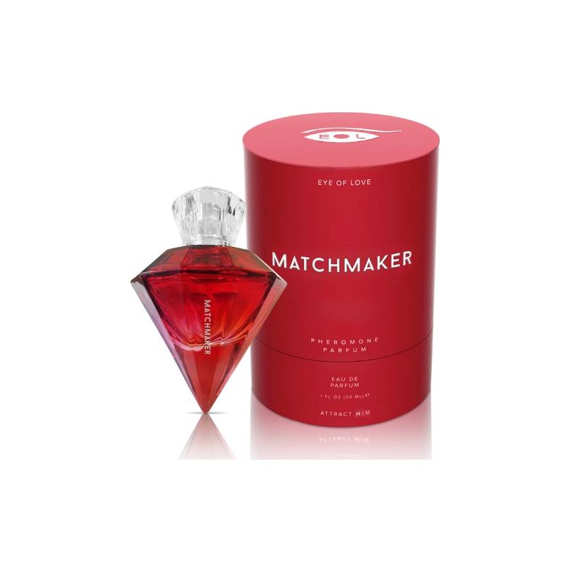 Matchmaker - Pheromone Body Spray Red Diamond Attract Him 30ml - K. P.