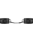 Faux Leather Handcuffs - Black - K. P.