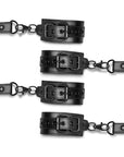 Hogtie with Hand and Ankle Cuffs - Black - K. P.