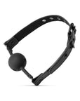 Breathable Silicone Ball Gag - Black - K. P.