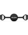 Breathable Silicone Ball Gag - Black - K. P.