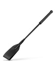 Faux Leather Crop Whip - Black - K. P.