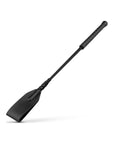 Faux Leather Crop Whip - Black - K. P.