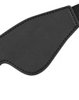 Faux Leather Blindfold - Black - K. P.