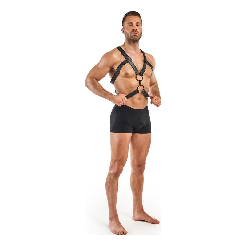 Rocco Bondage Harness - Black - K. P.