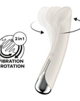 Rotating Vibrator - Spinning G-Spot 1 - Beige - K. P.