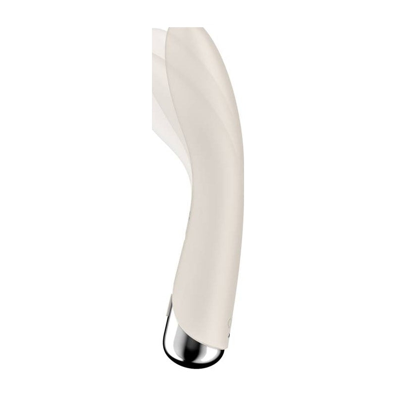 Rotating G-Spot Vibrator - Spinning Vibe 1 - Beige - K. P.