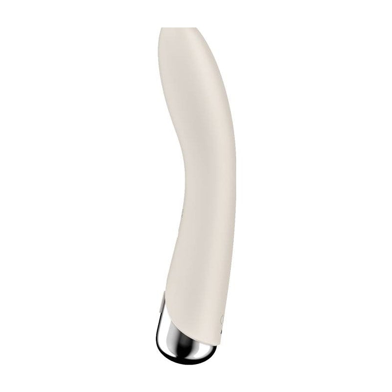 Rotating G-Spot Vibrator - Spinning Vibe 1 - Beige - K. P.