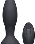 A-Play - Vibe - Experienced 5.75" Anal Plug With Remote - Black - K. P.