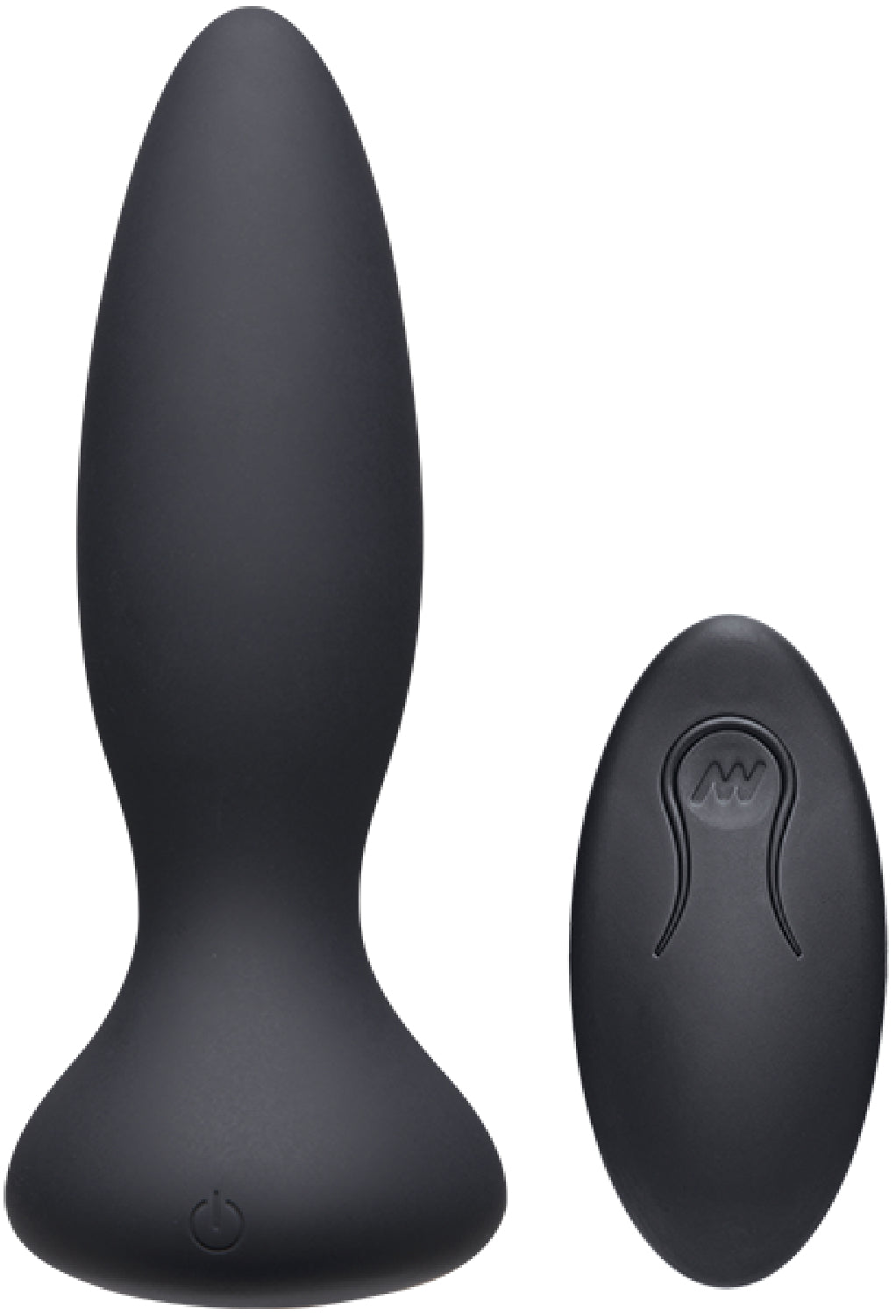 A-Play - Thrust - Adventurous 5.25" Anal Plug With Remote - Black - K. P.