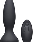 A-Play - Thrust - Adventurous 5.25" Anal Plug With Remote - Black - K. P.