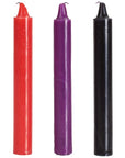 Japanese Drip Candles 3 Pieces - Multi Coloured - K. P.
