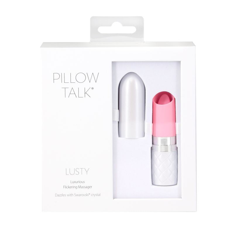 Pillow Talk - Lusty Flickering Massager - Pink - K. P.