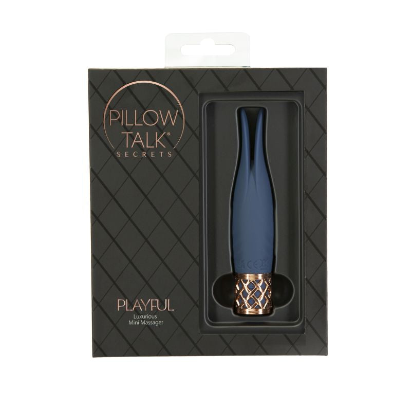 Pillow Talk - Secrets Playful Massager - Blue - K. P.