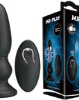 Mr. Play - Powerful Vibrating Anal Plug - Black - K. P.