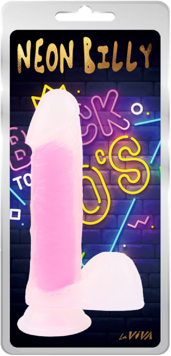 LaViva - Neon Billy 7.6" Dildo - Multiple Colours - K. P.