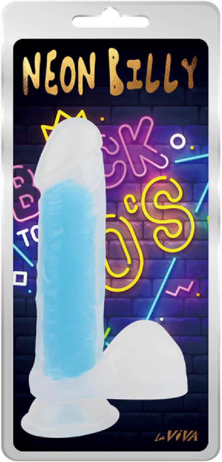 LaViva - Neon Billy 7.6" Dildo - Multiple Colours - K. P.