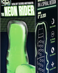 The Neon Rider Masturbator 6" - Green - K. P.