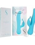 Rabbit Vibrator - Kissing Swan - Blue - K. P.