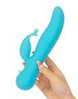 Rabbit Vibrator - Kissing Swan - Blue - K. P.