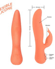 Rabbit Vibrator - Blossom Swan - Orange - K. P.
